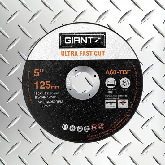 Giantz 200-Piece Cutting Discs 5" 125mm Angle Grinder Thin Cut Off Wheel Metal